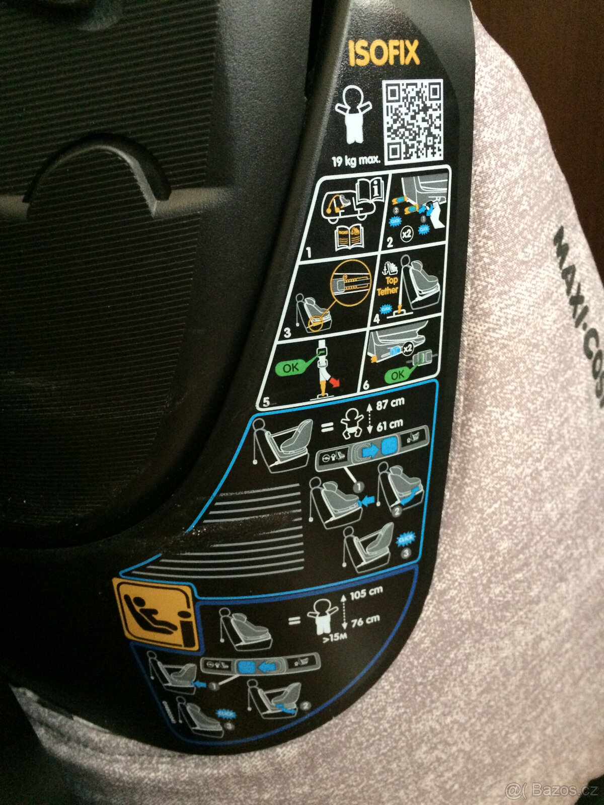 Otočná autosedačka Maxi-cosi Axissfix - 9