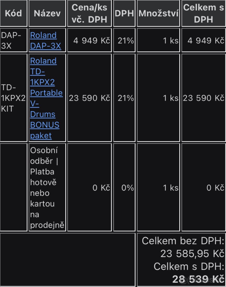 Bicí Roland TD-1KPX2 Portable V-Drums - 9