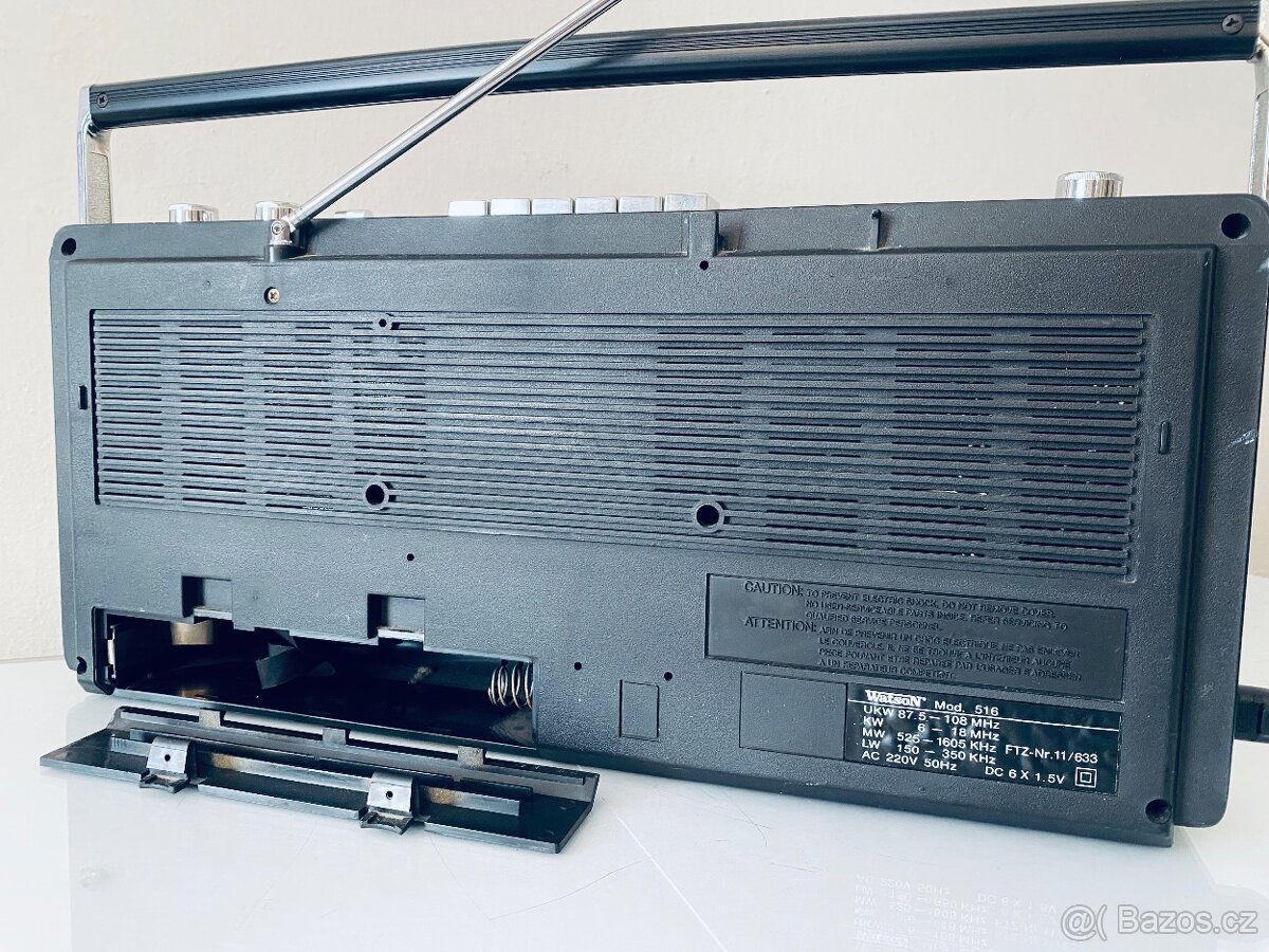 Radiomagnetofon Watson mod.516, 80.léta. - 9