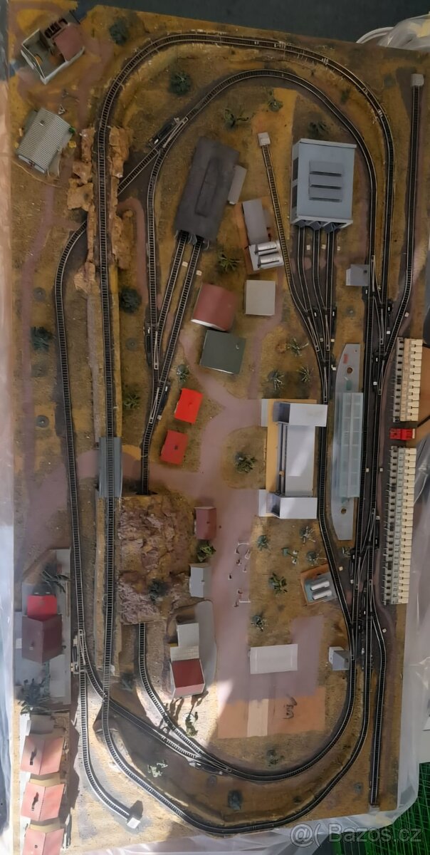 Modelové kolejiště 87 x 170 cm - 9