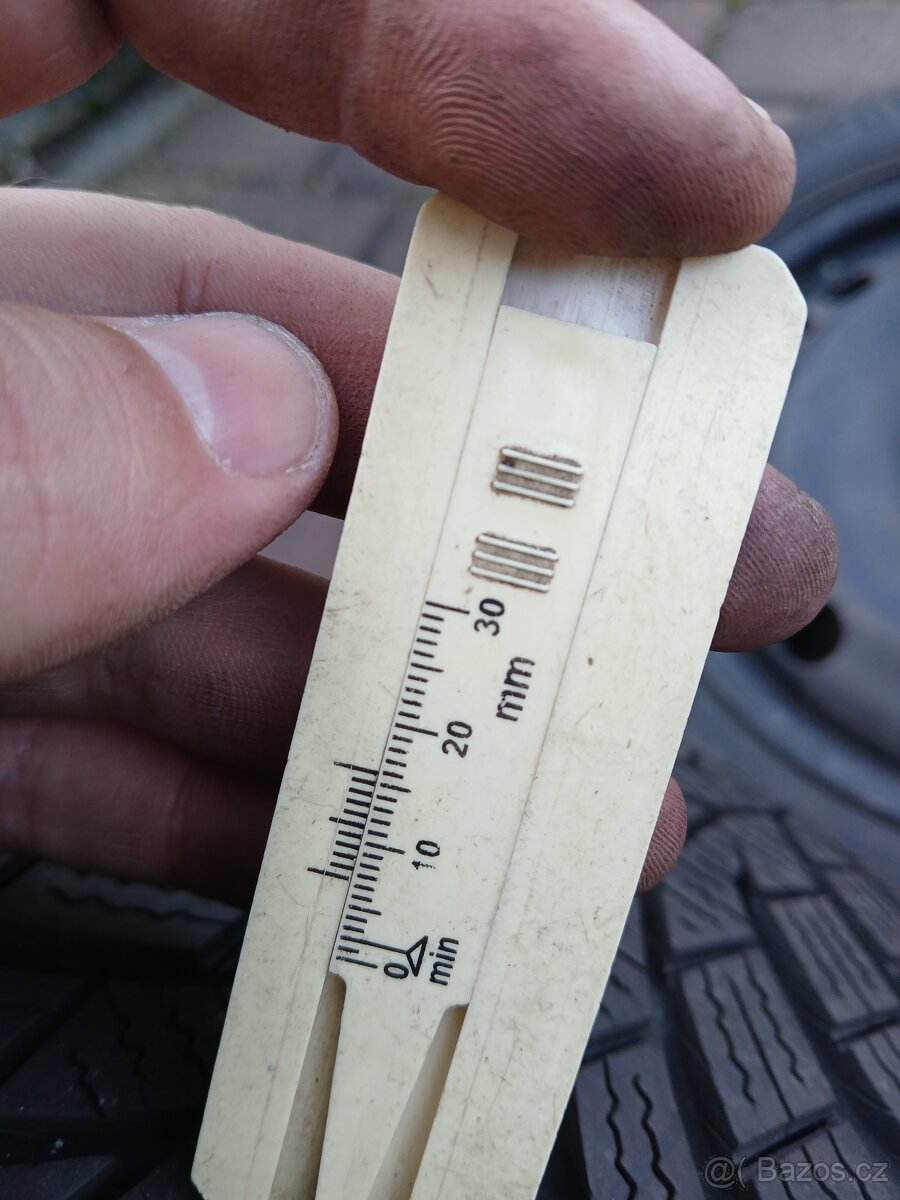 Plechová kola,sada,5x100,ET38,CONTINENTAL,185/60 R15,9/7,5mm - 9