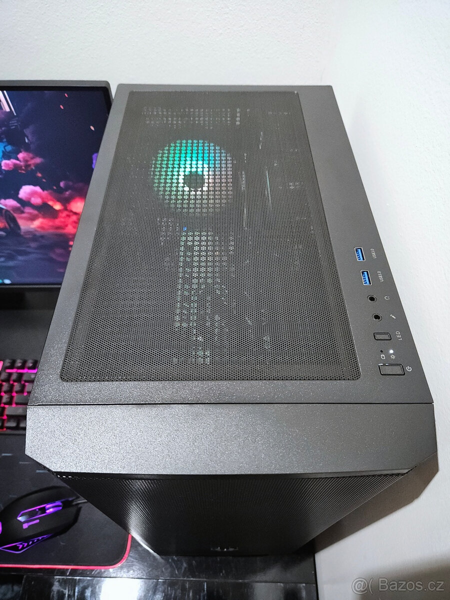 🔥 Herní PC i5|RX580|16GB DDR4|SSD|4xARGB|WiFi+BT|W11 - 9