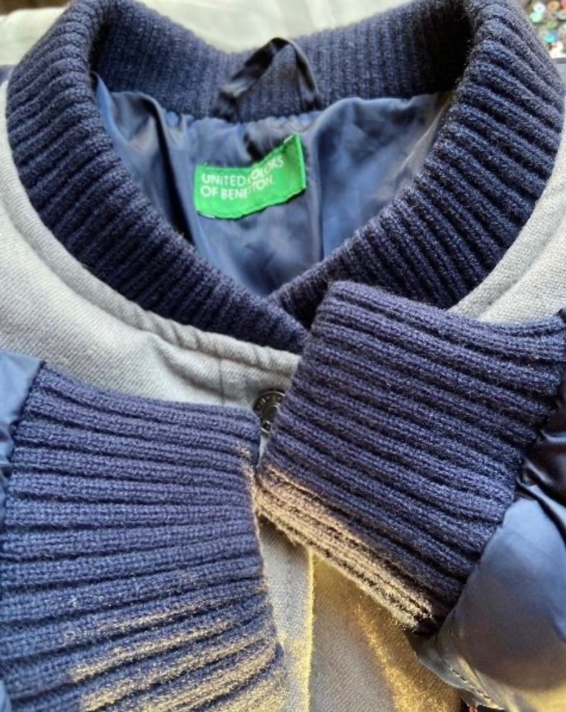 Bunda, zimní kabát Benetton vel 160 - 9