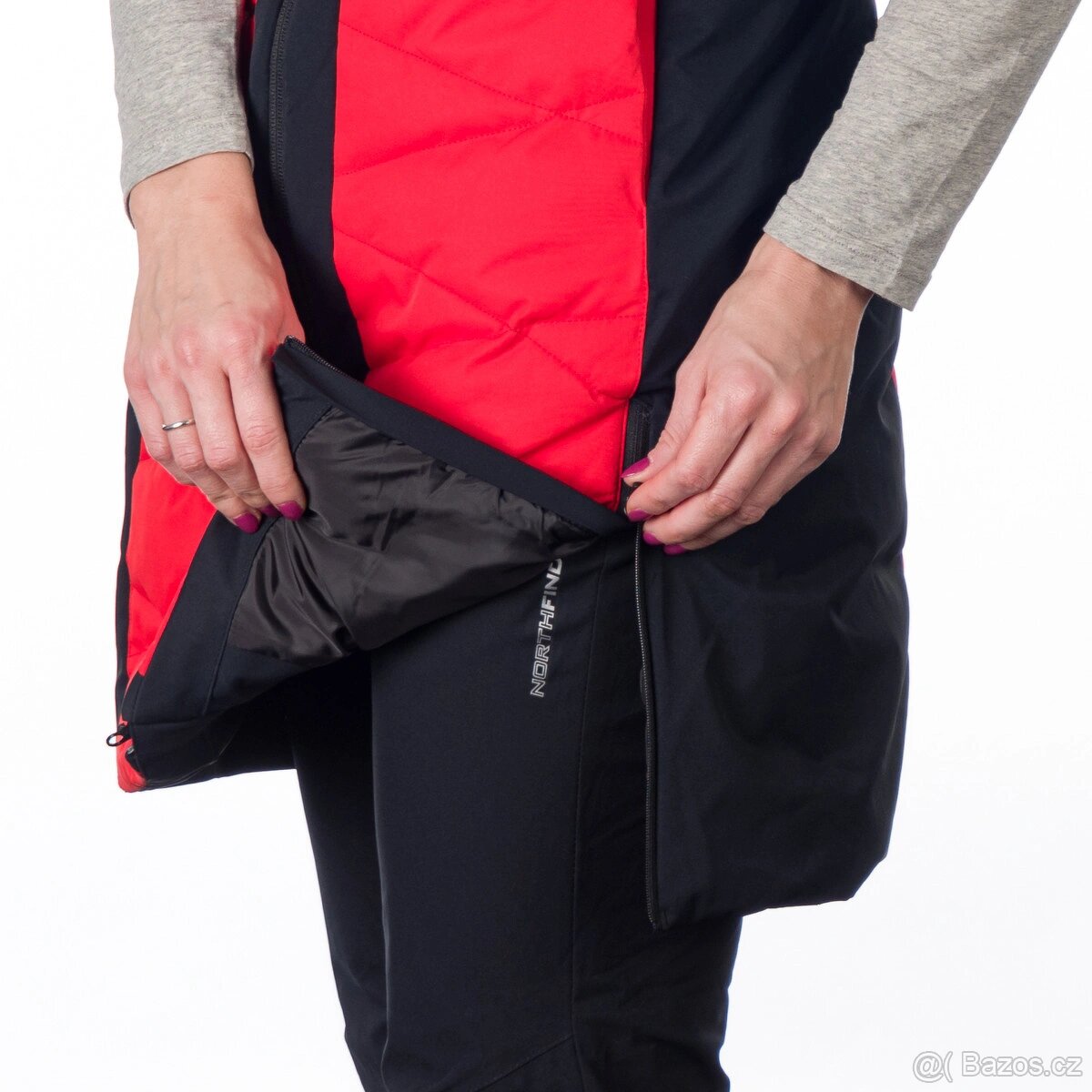 Nová zimní červeno-černá vesta NORTHFINDER (M), PC 2400,- - 9