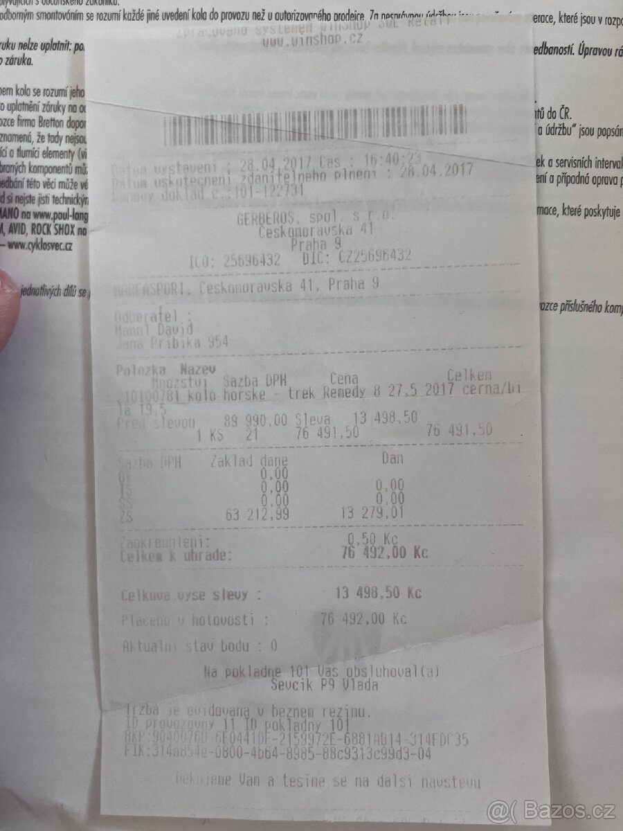 Trek remedy 8 27.5" - 9