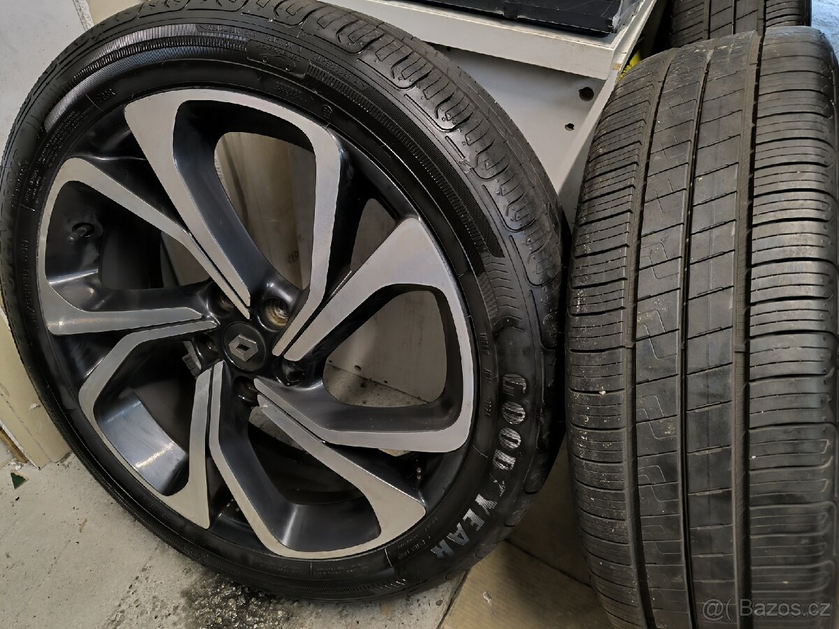 ALU kola Renault Scénic 5x114,3 r20 Originál,pneu 99%+TPMS - 9