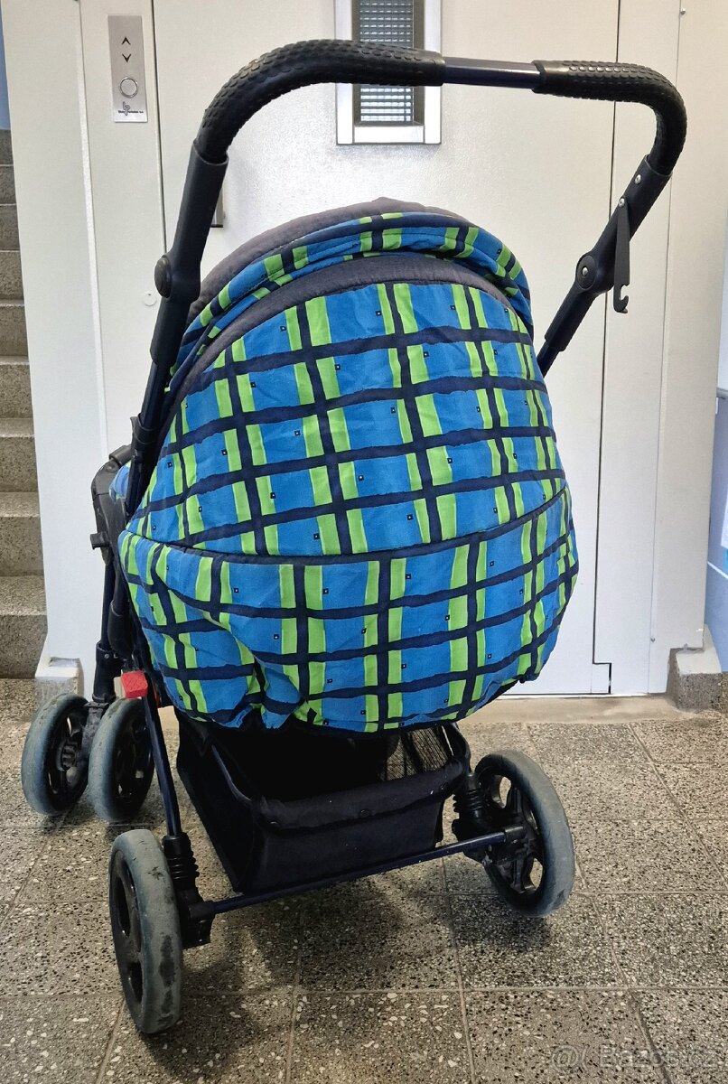 Kočárek ABC Design s košíkem, pěnová kolečka - 9