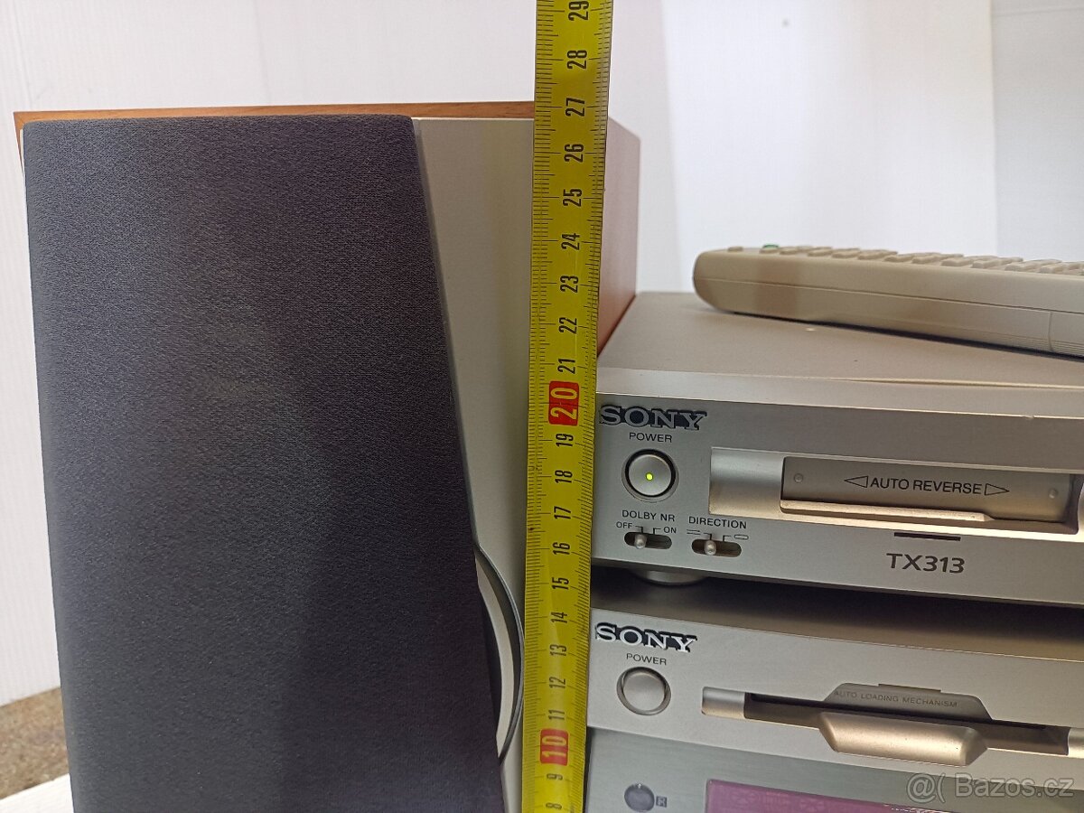 SONY věž TX-313 + MD313 dva díly, Minidisc,CDrádio,tape deck - 9