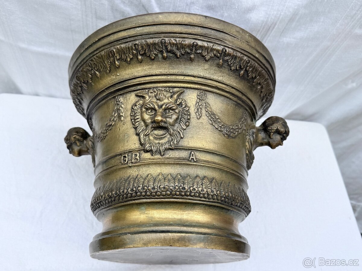 HMOŽDÍŘ BRONZ OBR UNIKÁT 13,6 kg těžký NÁDHERNÝ A JEDINEČNÝ - 9