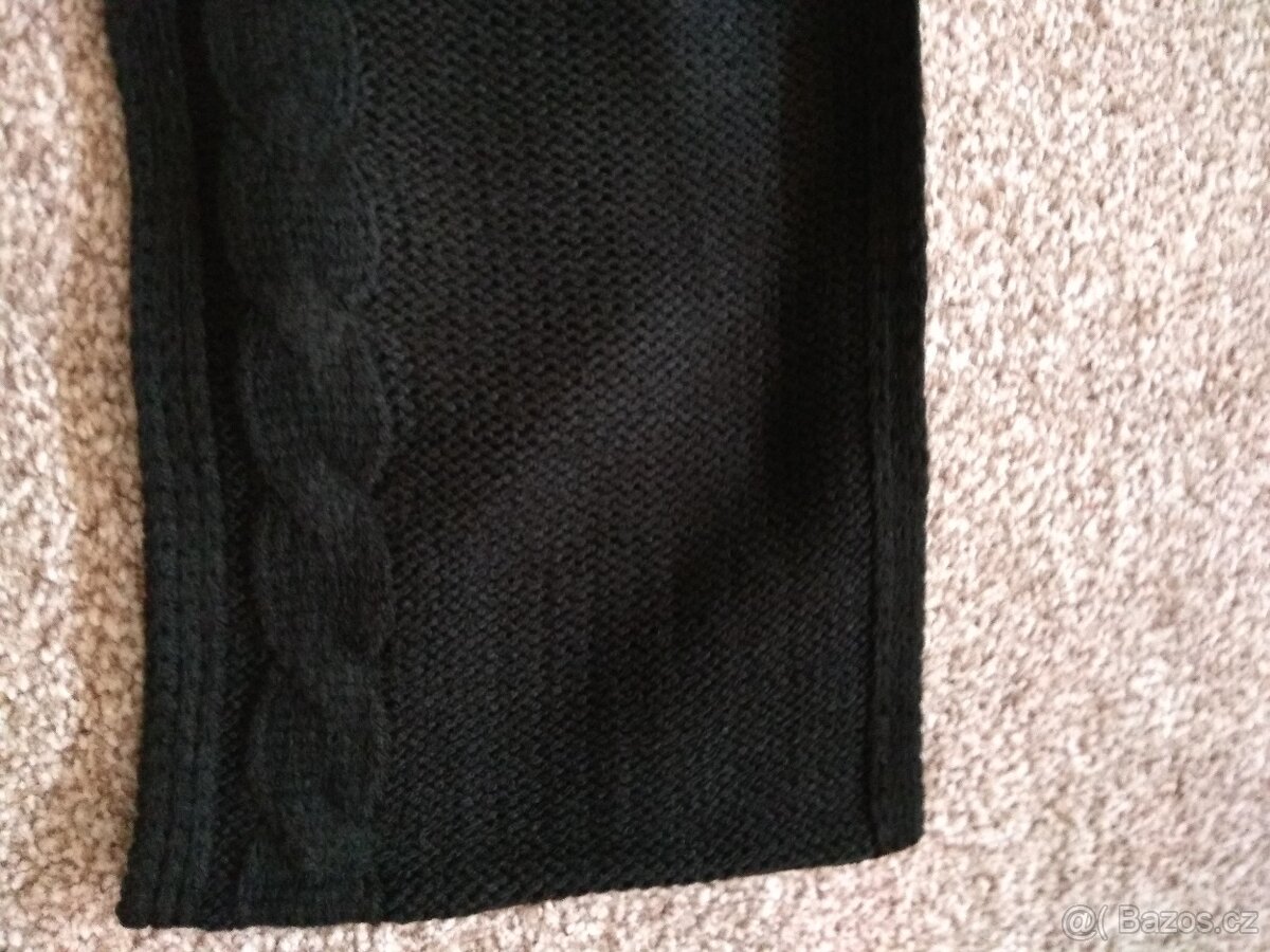 Nová dámská zimní šála ALPINE PRO - černá, akryl - 9