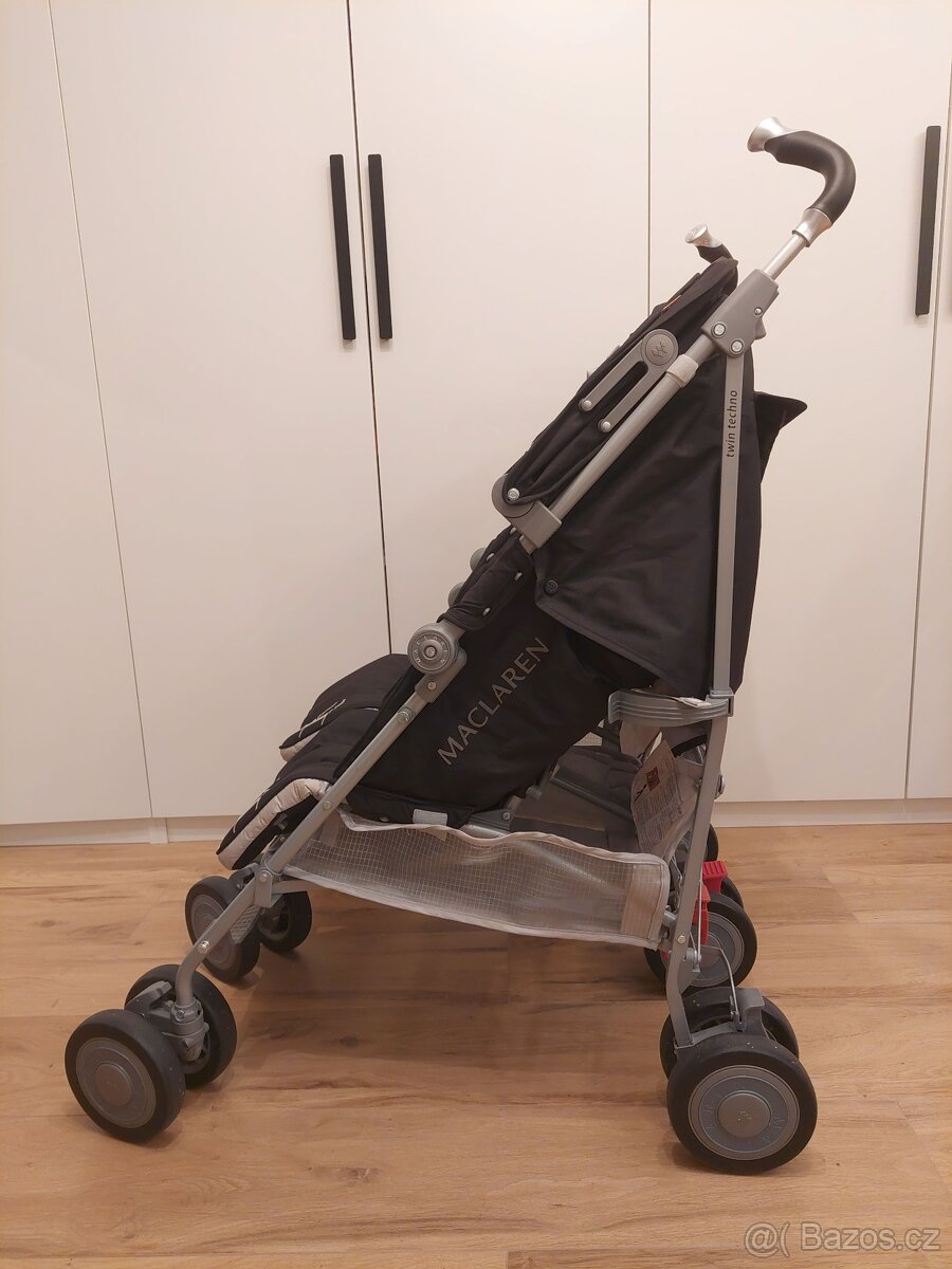 Kočárek golfky pro dvojčata Maclaren Twin Techno - 9