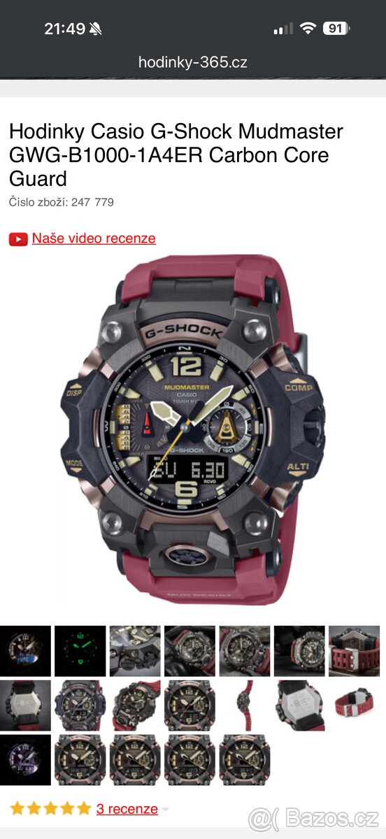 Hodinky G Shock Mudmaster - 9