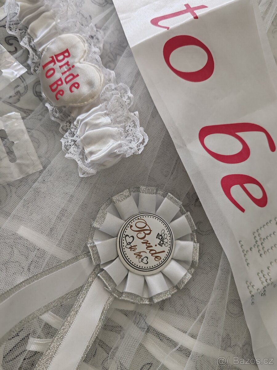 Krásné svatební šaty vel. XS-M + svatební doplňky zdarma - 9