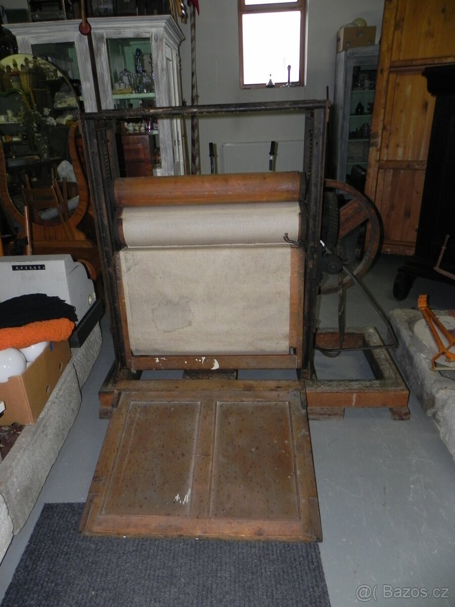 Starý mandl FR. Bárta specielní výroba všech druhů mandlů Pr - 9