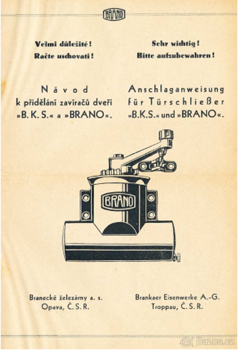 Visací zámky ''BRANO'' prodej sada. - 9