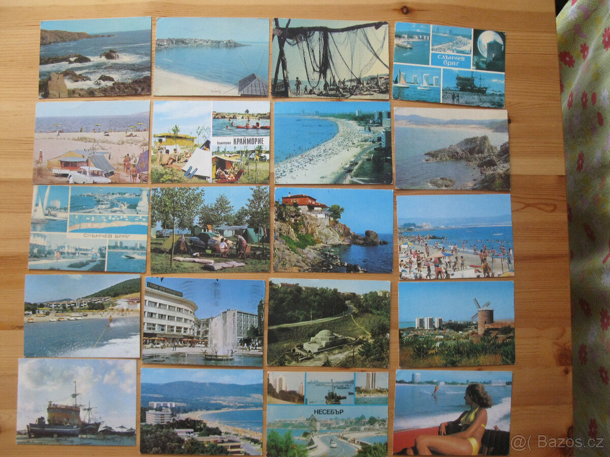 Pohlednice měst a obcí se známkama - 9