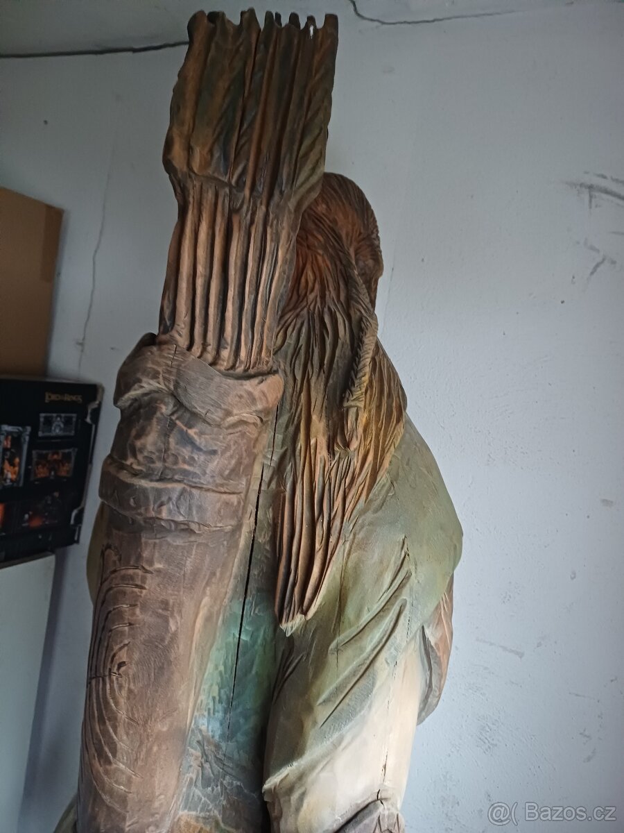 Dřevěná socha, dřevořezba - 9