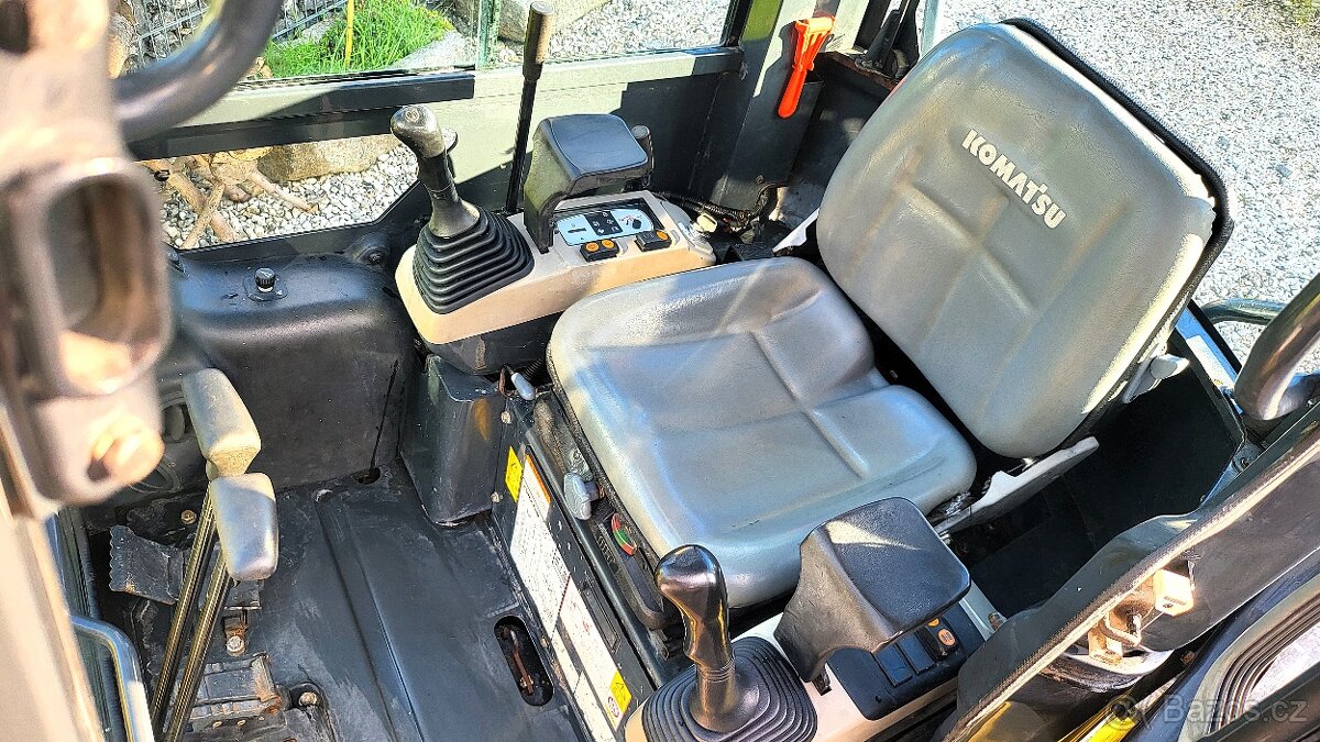 Minibagr KOMATSU, rozšiřovací, rychloupínák, velký a silný - 9