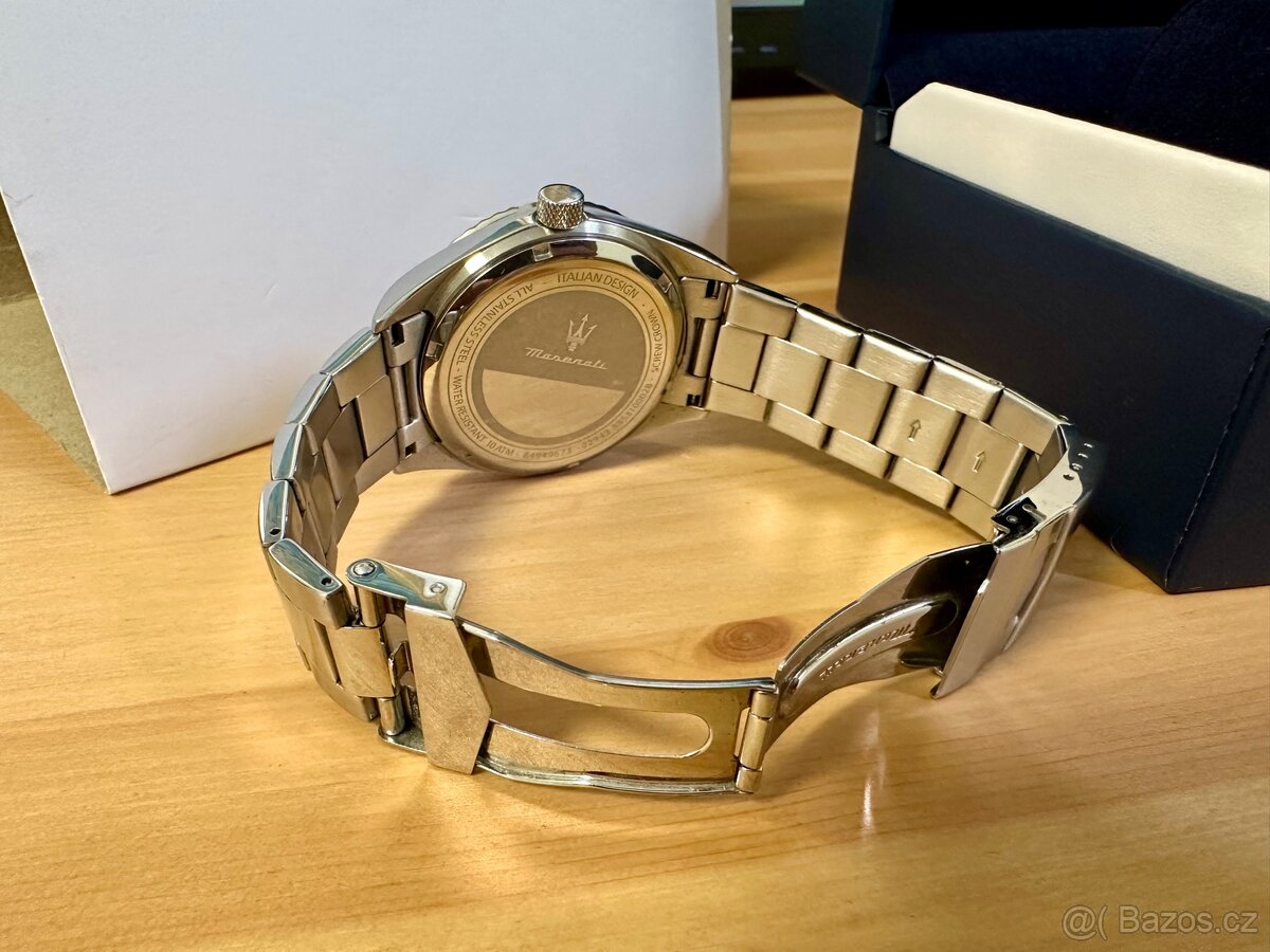 Pánské hodinky Maserati, ORIGINÁL, 100m vodotěsnost - 9