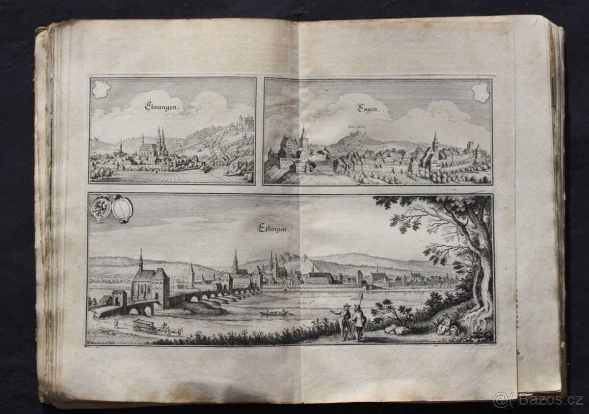 MERIAN, TOPOGRAPHIA Sueviae, SCHWABEN BADEN WÜRTTEMBERG, KUP - 9