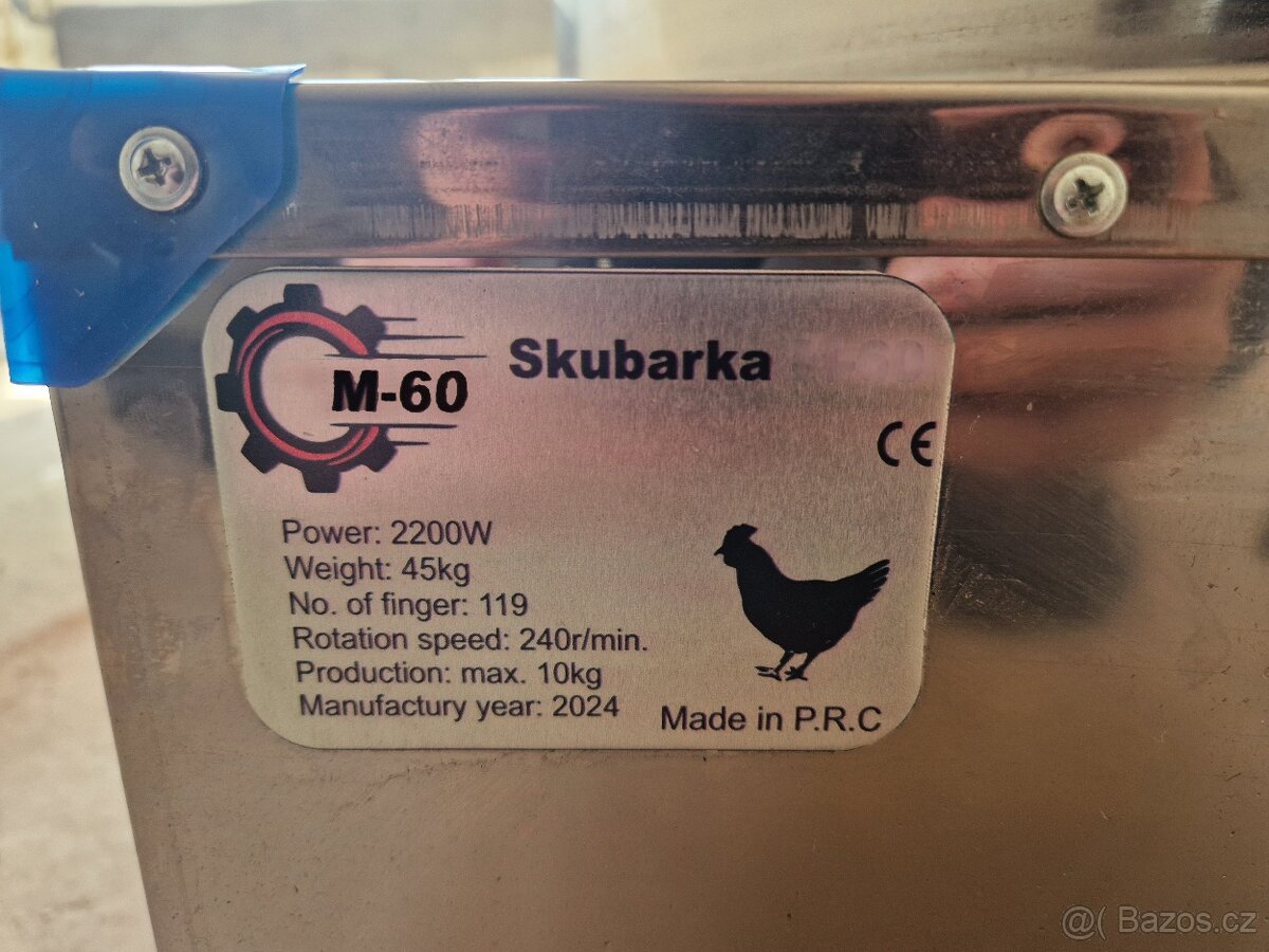 Nova Škubačka drůbeže 10kg M-60 - 9