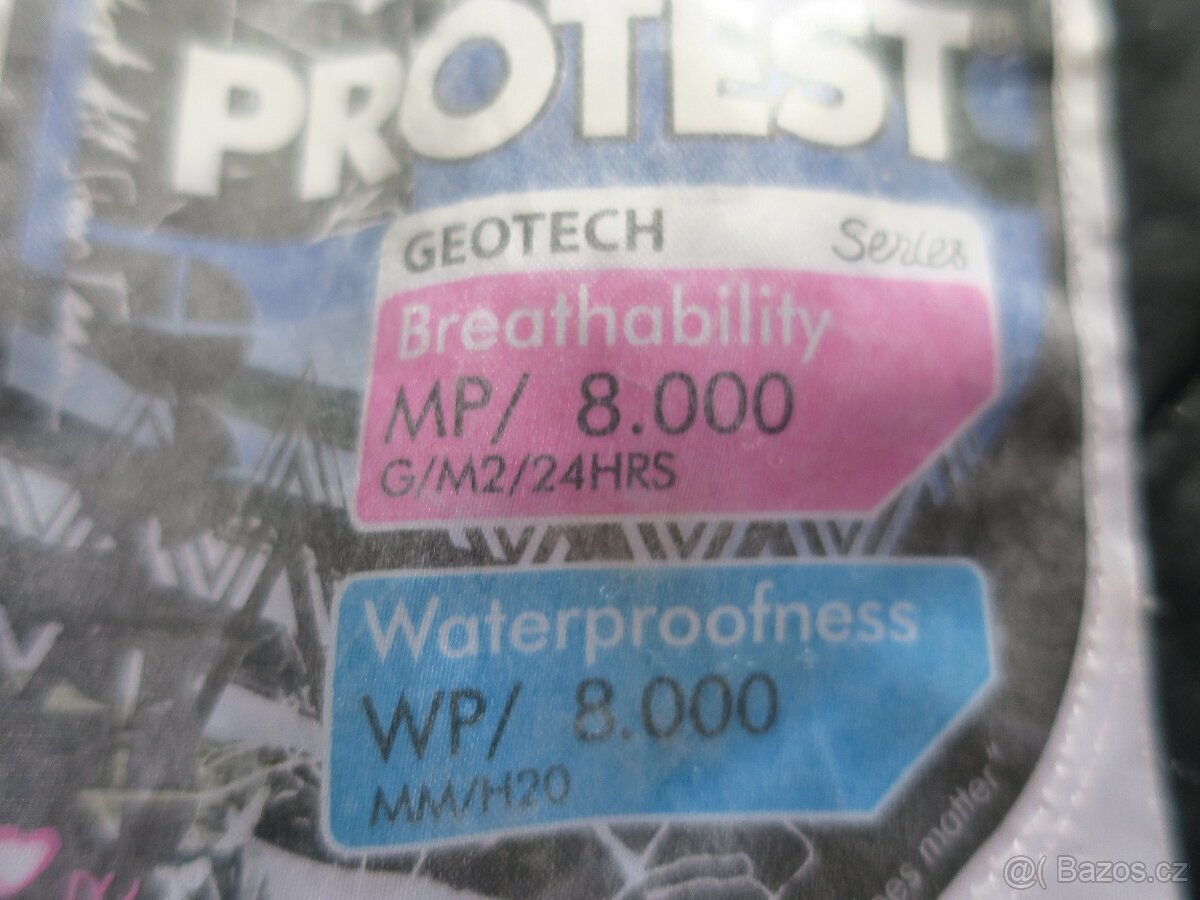 Zimní lyžařská bunda, vodní sl.8000, zn. Protest vel. M - 9