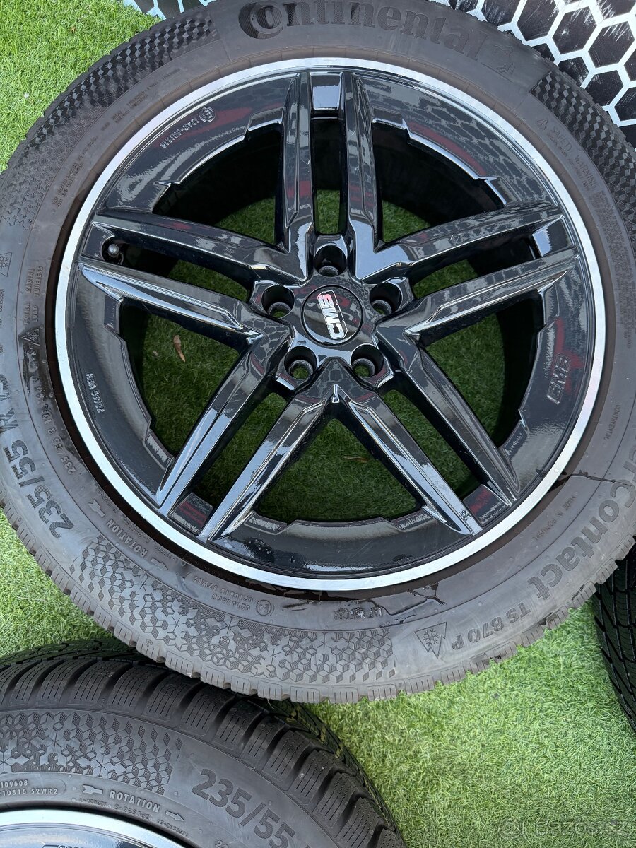 235/55 R19 - ZÁNOVNÍ ZIMNÍ SADA CONTINENTAL 5x112 CMS - 9