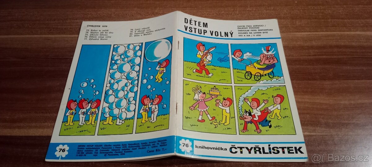 Čtyřlístek č. 73 - 81. Ročník 1979 - 9