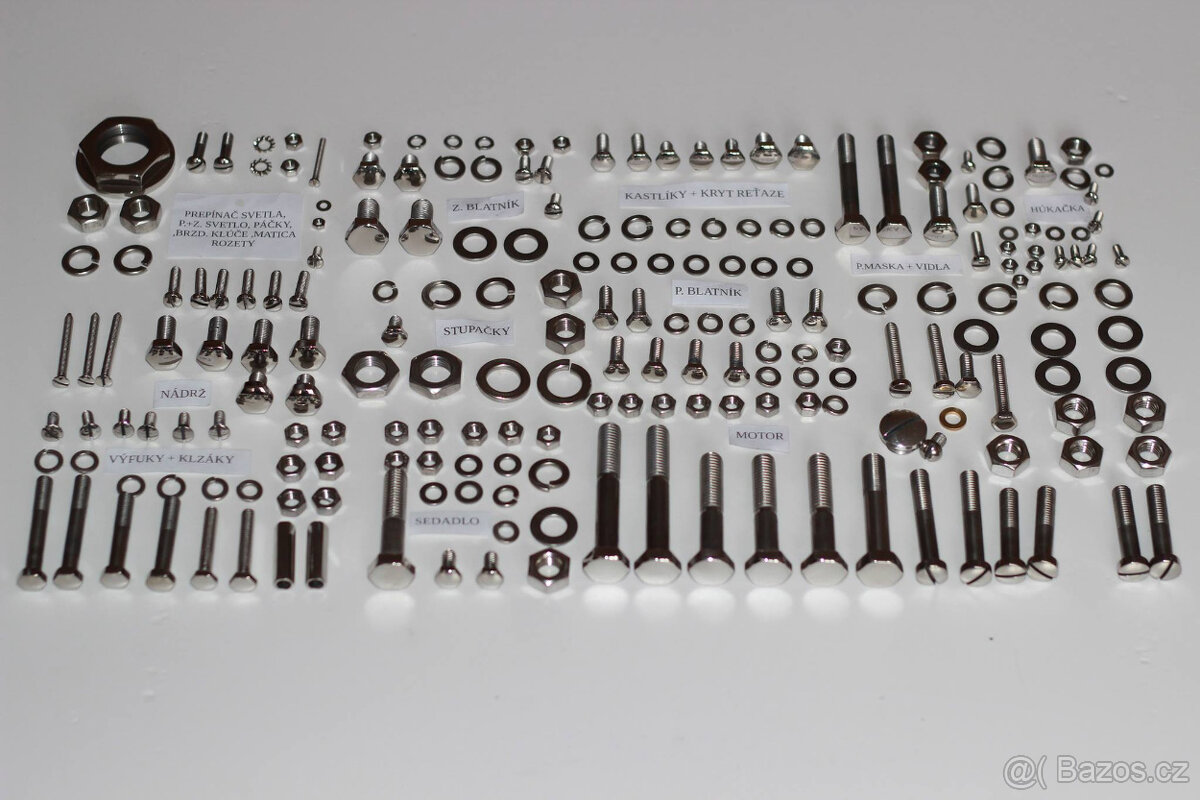 JAWA 500 OHC spojovací materiál - 9