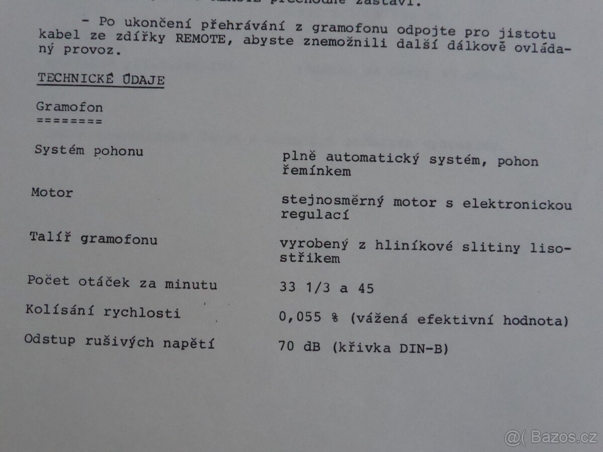 Gramofon AIWA LX-80 kvalitní automat s předvolbou - 9