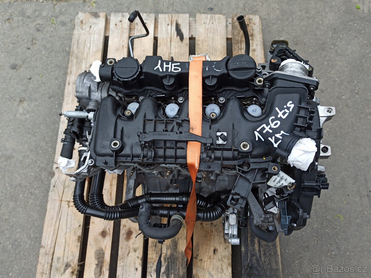 MOTOR PEUGEOT 1.6HDi - typ 9HY - ZÁRUKA, DOKLAD, DPH - 9