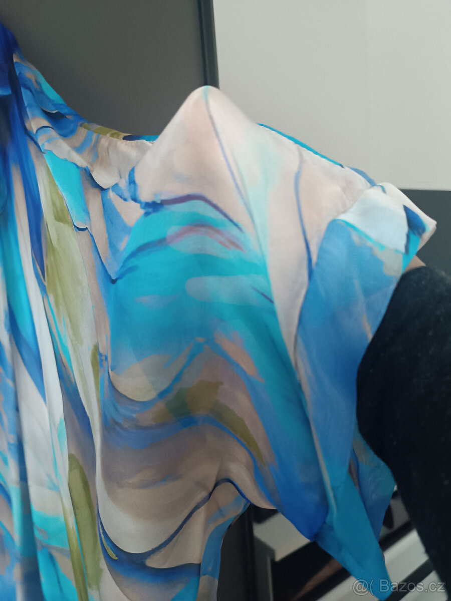 Hedvábná halenka UNI - 9