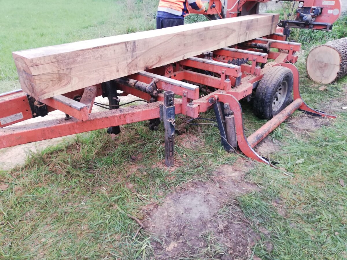 Mobilní katr, pořez kulatiny, pořez dřeva, pásová pila - 9