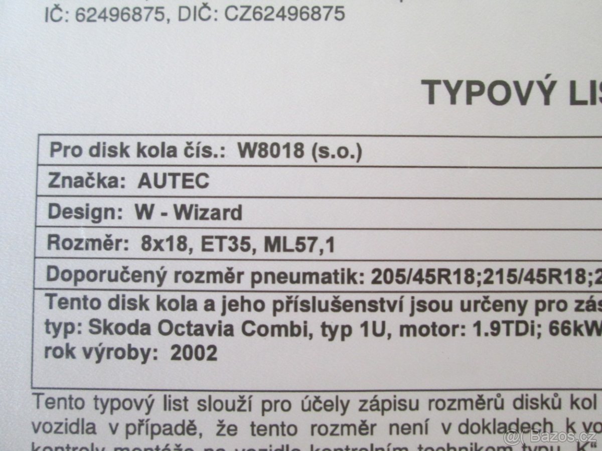 TYPOVE LISTY PRO ZAPIS KOL DO TP - 9