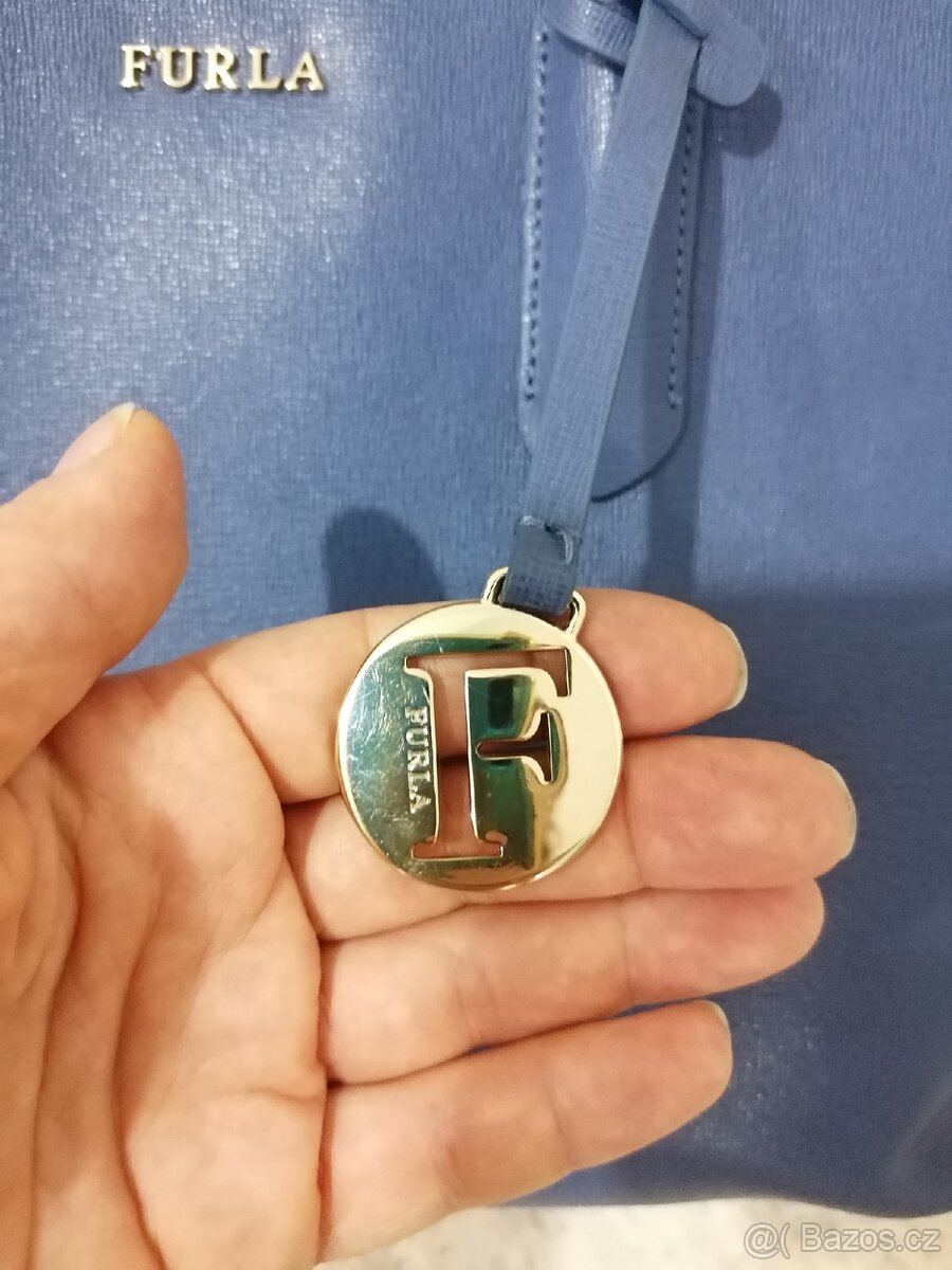 Kožená nádherna kabelka Furla - 9