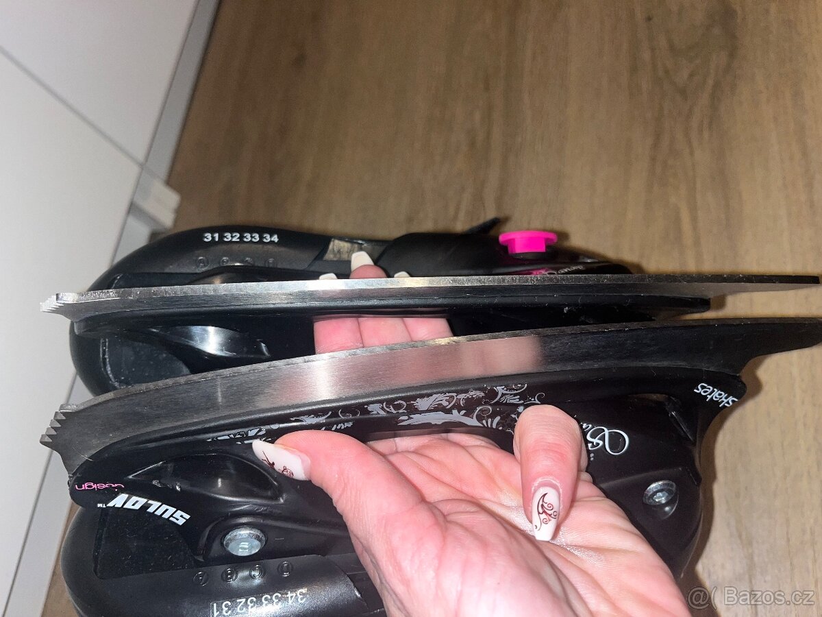 Brusle na led divci 31-34 Sulov sandy - 9