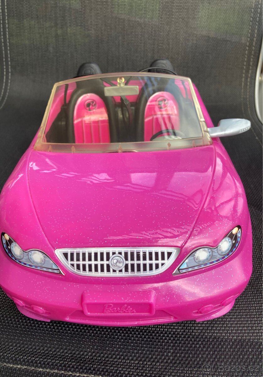 Barbie auto kabriolet růžová Mattel - 9
