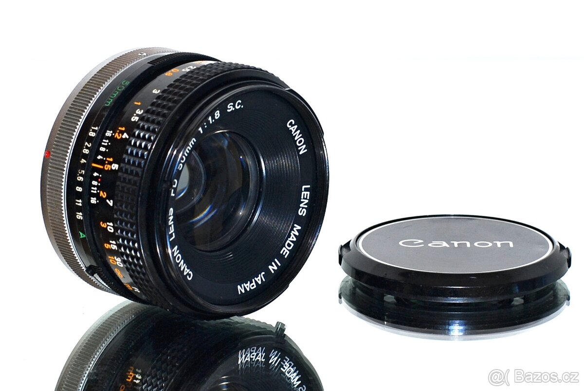 Canon AE-1 Black + FD 1,8/50mm S.C. TOP STAV - 9
