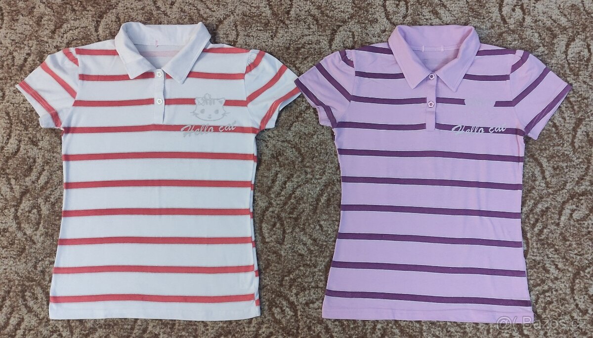 Dívčí trička vel. 116 - 146 - 9