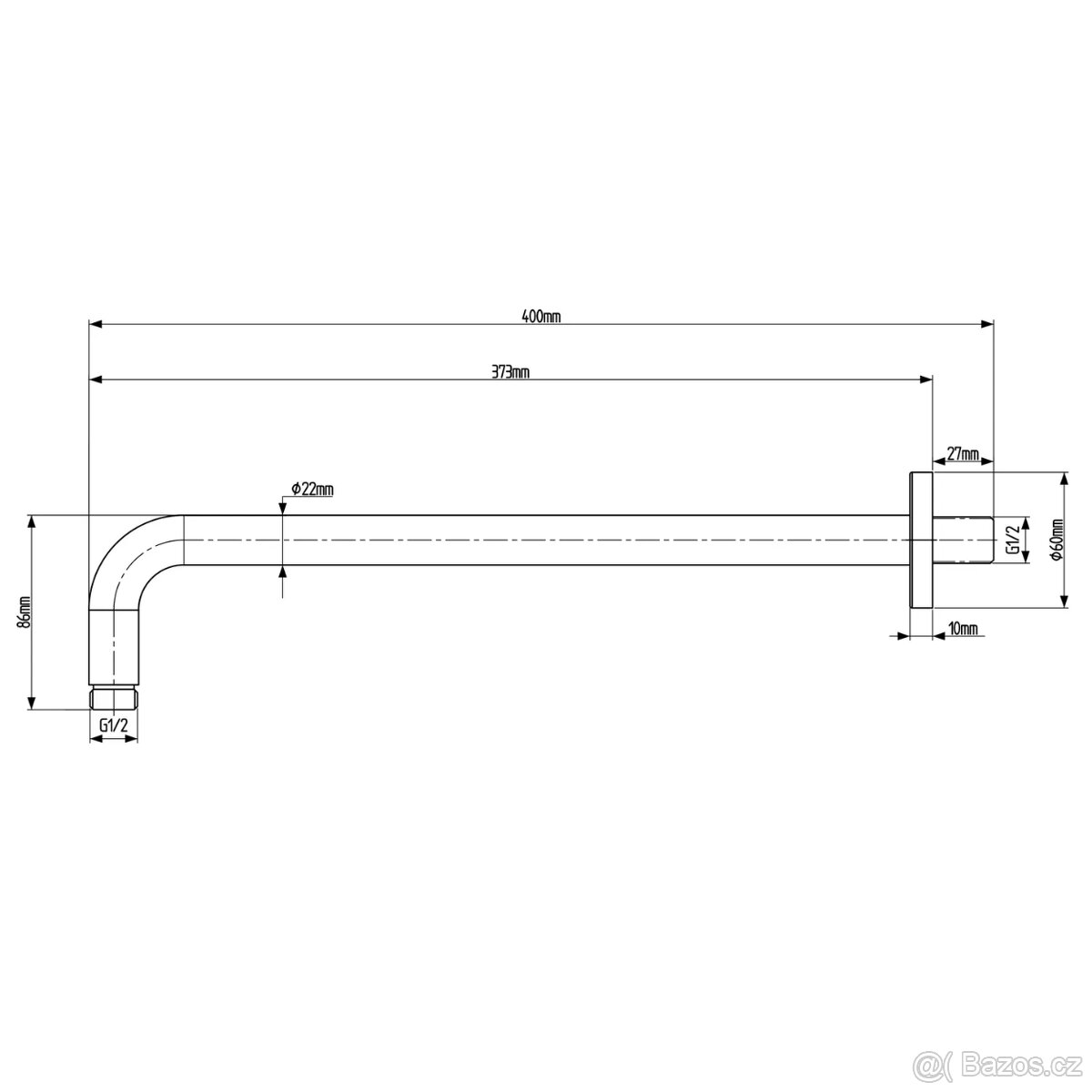 SAPHO koupelnové doplňky (baterie, sprcha, ramínko) - 9