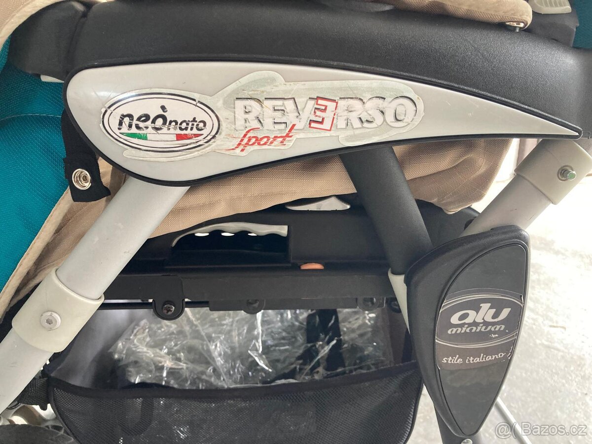 Kočárek s kárkou Neonato Reverso Sport 2v1 - 9