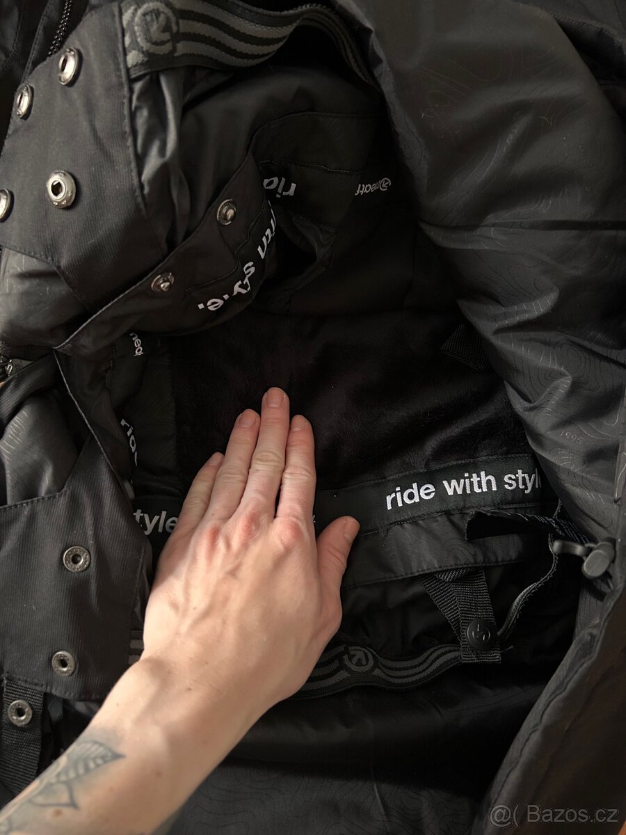 SNB zimní x bunda Meatfly Premium xs - anorak přes hlavu - 9