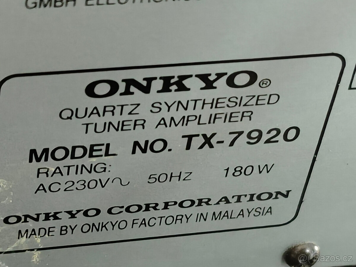 Onkyo TX 7920 STEREO RECEIVER - 9