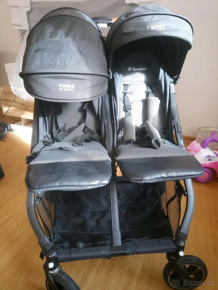 Sourozenecký kočárek X-Lander X-Double - 9