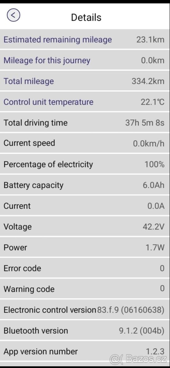 Elektrokolobezka Sencor one 2020 - 9