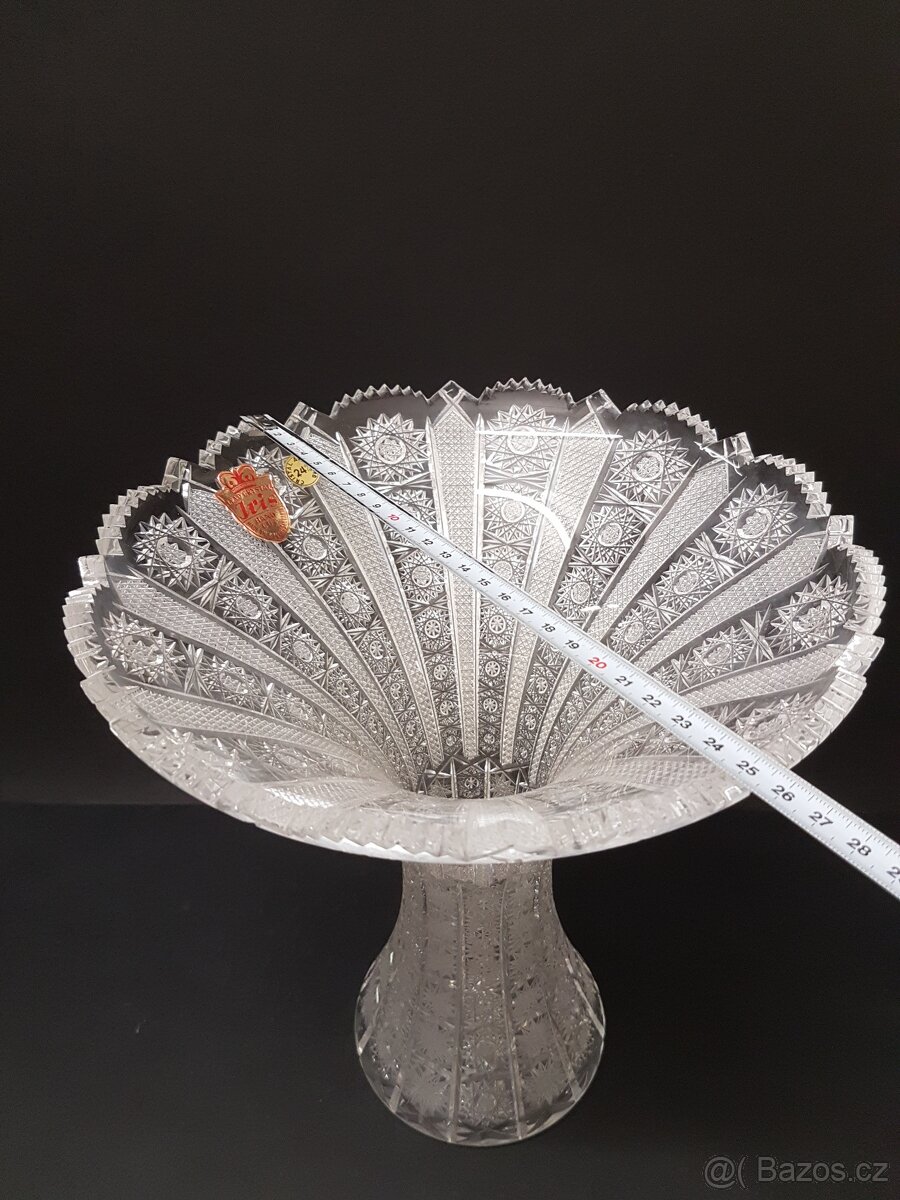 Váza "Iris" broušené sklo - 9