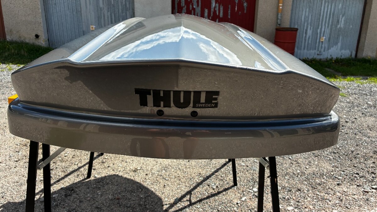 THULE DYNAMIC 800 TMAVĚ ŠEDÁ METALÍZA-LESK,TOPSTAV,JAKO NOVÝ - 9