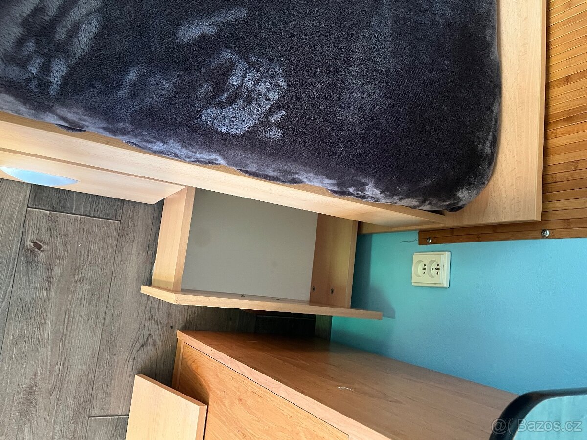 Postel s úložným prostorem 90x200 - 9