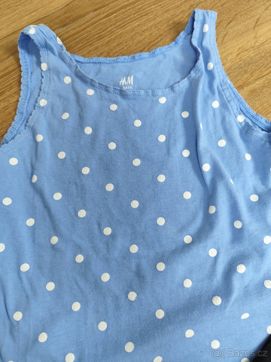 Tričko / tílko 4x - vel. 122/128 - 9