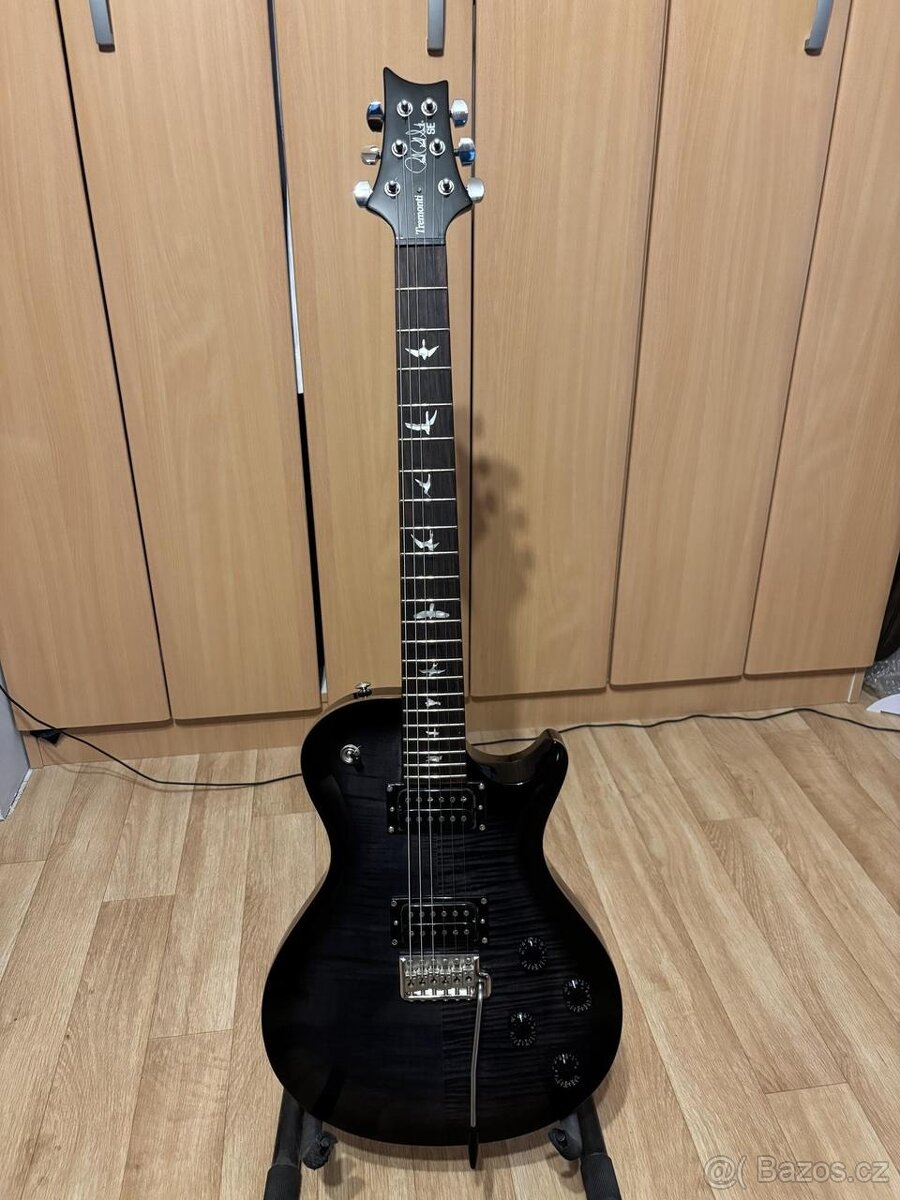 PRS SE Tremonti Violin Top Carve Charcoal Burst - 9